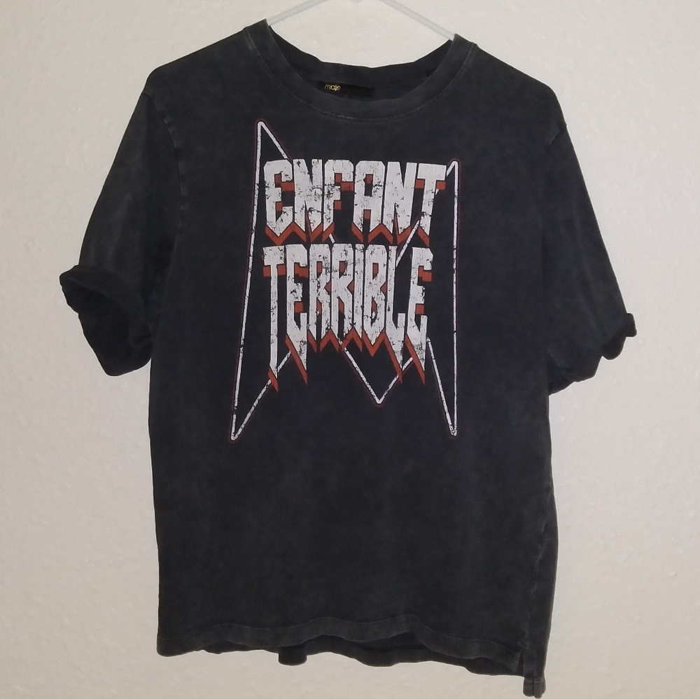 Maje "Enfant Terrible" Distressed Tee